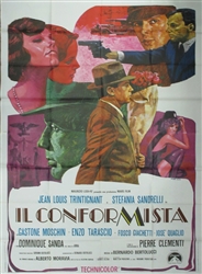 The Conformist Italian 4 Sheet
Vintage Movie Poster
Bertolucci