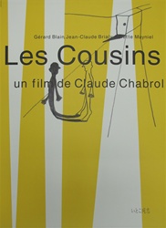 Japanese Movie Poster Les Cousins
Vintage Movie Poster
Claude Chabrol