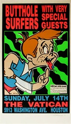 Frank Kozik Butthole Surfers Original Concert Poster