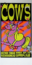 Frank Kozik Cows Original Concert Poster