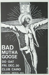 Frank Kozik Bad Mutha Goose Original Concert Poster