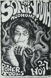 Frank Kozik Sonic Youth Original Concert Poster