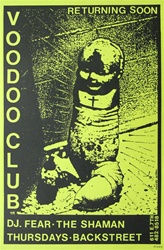 Frank Kozik Voodoo Club Original Concert Poster