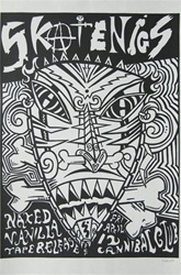 Frank Kozik Skate Nigs Original Concert Poster