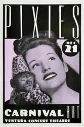 The Pixies Original Concert Poster