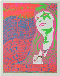Twenty Years After With Iron Butterfly And Ted Nugent Original Concert Poster
Vintage Rock Concert Poster
Iron Butterfly, Electric Flag, Big Brother And The Holding Company, Canned Heat, Country Joe