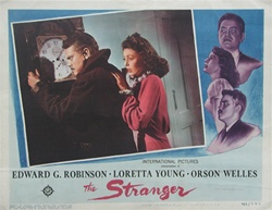 The Stranger Original US Lobby Card
Vintage Movie Poster
Edward G. Robinson