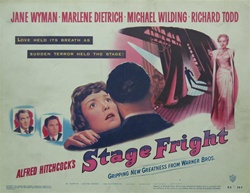 Stage Fright Original US Lobby Card Set of 8
Vintage Movie Poster
Alfred Hitchcock
