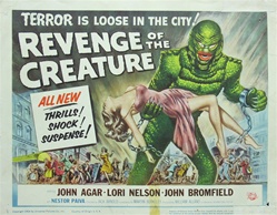 Revenge Of The Creature Original US Lobby Card Set of 8
Vintage Movie Poster
Horror