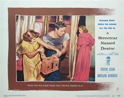 A Streetcar Named Desire Original US Lobby Card
Vintage Movie Poster