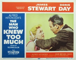 The Man Who Knew Too Much Original US Lobby Cards
Vintage Movie Poster
Alfred Hitchcock