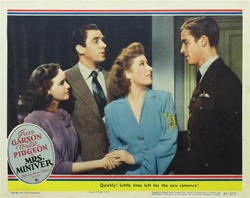 Mrs. Miniver Original US Lobby Card
Vintage Movie Poster
Greer Garson