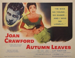 Autumn Leaves Original US Title Lobby Card
Vintage Movie Poster
Joan Crawford
