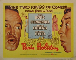 Paris Holiday Original US Title Lobby Card
Vintage Movie Poster
Bob Hope