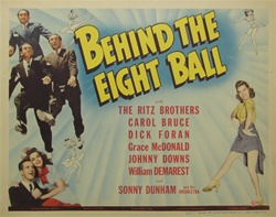 Behind The Eight Ball Original US Title Lobby Card
Vintage Movie Poster
Ritz Brothers