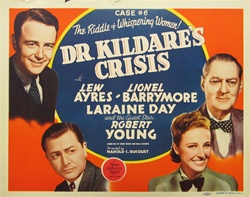 Dr. Kildare's Crisis Original US Title Lobby Card
Vintage Movie Poster
Lionel Barrymore
Robert Young
Charles Boyer
Jane Wyman