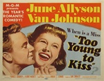 Too Young To Kiss Original US Title Lobby Card
Vintage Movie Poster
June Allyson