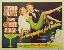 Champagne For Caesar Original US Title Lobby Card
Vintage Movie Poster
Ronald Colman