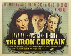 The Iron Curtain Original US Title Lobby Card
Vintage Movie Poster
Dana Andrews