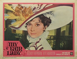 My Fair Lady Original US Title Lobby Card
Vintage Movie Poster
Audrey Hepburn
Rex Harrison