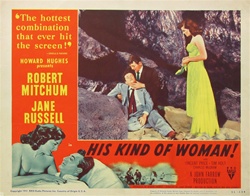 His Kind Of Woman Original US Title Lobby Card
Vintage Movie Poster
Robet Mitchum