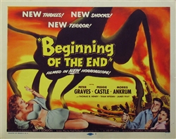 Beginning Of The End Original US Title Lobby Card
Vintage Movie Poster