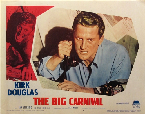 The Big Carnival Original US Lobby Card Vintage Movie Poster Kirk