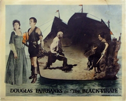 The Black Pirate Original US Lobby Card
Vintage Movie Poster
Douglas Fairbanks