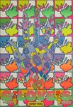 Peter Max Gloves Original Vintage Poster