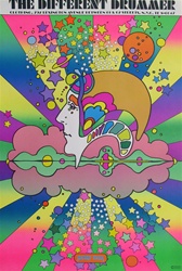 Peter Max The Different Drummer Original Vintage Poster