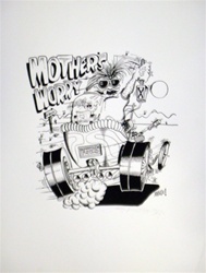 Stanley Mouse Mothers Worry Silkscreen