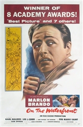 On the Waterfront Original One Sheet
Vintage Movie Poster
Marlon Brando