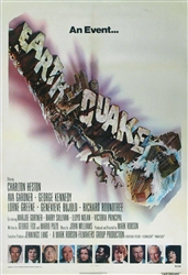 Earthquake Original US One Sheet
Vintage Movie Poster
Charlton Heston
Ava Gardner
George Kennedy