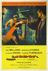 Lisbon Original US One Sheet
Vintage Movie Poster
Ray Milland