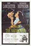 The Rainmaker Original US One Sheet
Vintage Movie Poster
Burt Lancaster
Katherine Hepburn