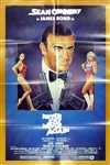 Never Say Never Again Original US One Sheet
Vintage Movie Poster
James Bond
Sean Connery