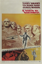 North By Northwest Original US One Sheet
Vintage Movie Poster
Alfred Hitchcock
Cary Grant