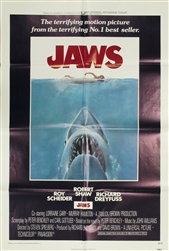 Jaws US Original One Sheet
Vintage Movie Poster
Steven Spielberg
