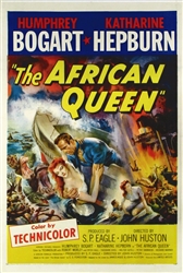 The African Queen US Original One Sheet
Vintage Movie Poster
Humphrey Bogart
Katherine Hepburn