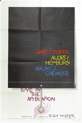 Love in the Afternoon Original US One Sheet
Vintage Movie Poster
Audrey Hepburn