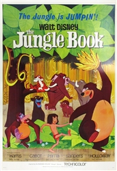 Jungle Book Original US One Sheet
Vintage Movie Poster
Disney