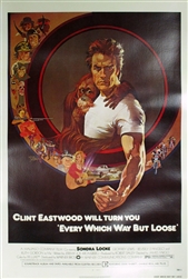 Every Which Way But Loose US Original One Sheet
Vintage Movie Poster
Clint Eastwood