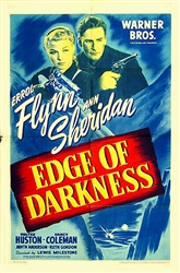 Edge Of Darkness Original US One Sheet
Vintage Movie Poster
Errol Flynn