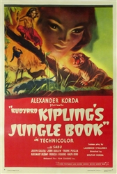 Jungle Book Original US One Sheet
Vintage Movie Poster