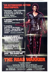 The Road Warrior Original US One Sheet
Vintage Movie Poster
Mel Gibson