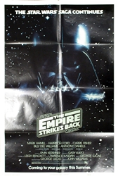 Star Wars Empire Strikes Back Original US Advance One Sheet