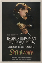 Spellbound Original US One Sheet
Vintage Movie Poster
Gregory Peck
Alfred Hitchcock