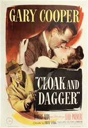 Cloak And Dagger Original US One Sheet
Vintage Movie Poster
Gary Cooper

Peter Fonda