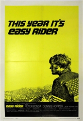 Easy Rider Original US One Sheet
Vintage Movie Poster
Dennis Hopper
Peter Fonda