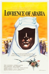 Lawrence Of Arabia Original US One Sheet
Vintage Movie Poster
David Lean